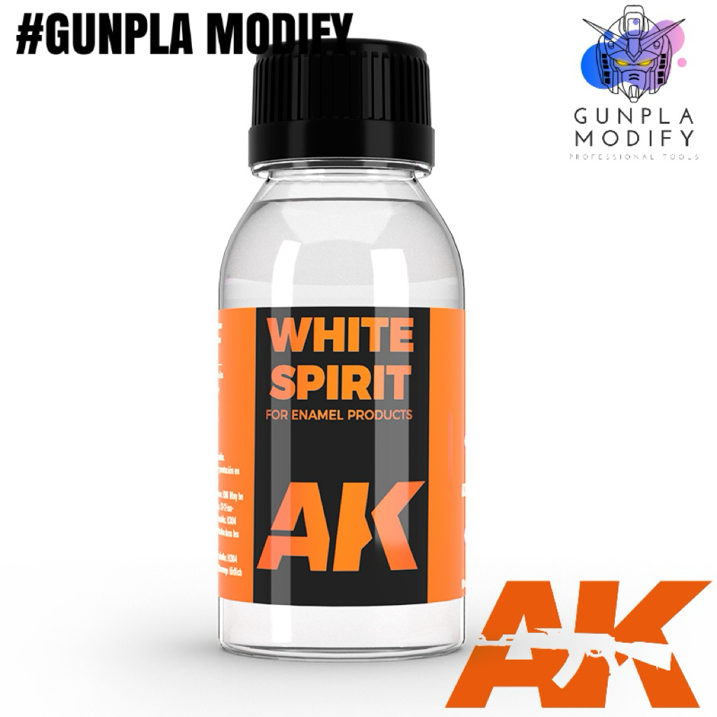 AK INTERACTIVE (AK047) White Spirit ตัวทำละลายเจือจางสีเวเทอริ่ง ขนาด 100ml