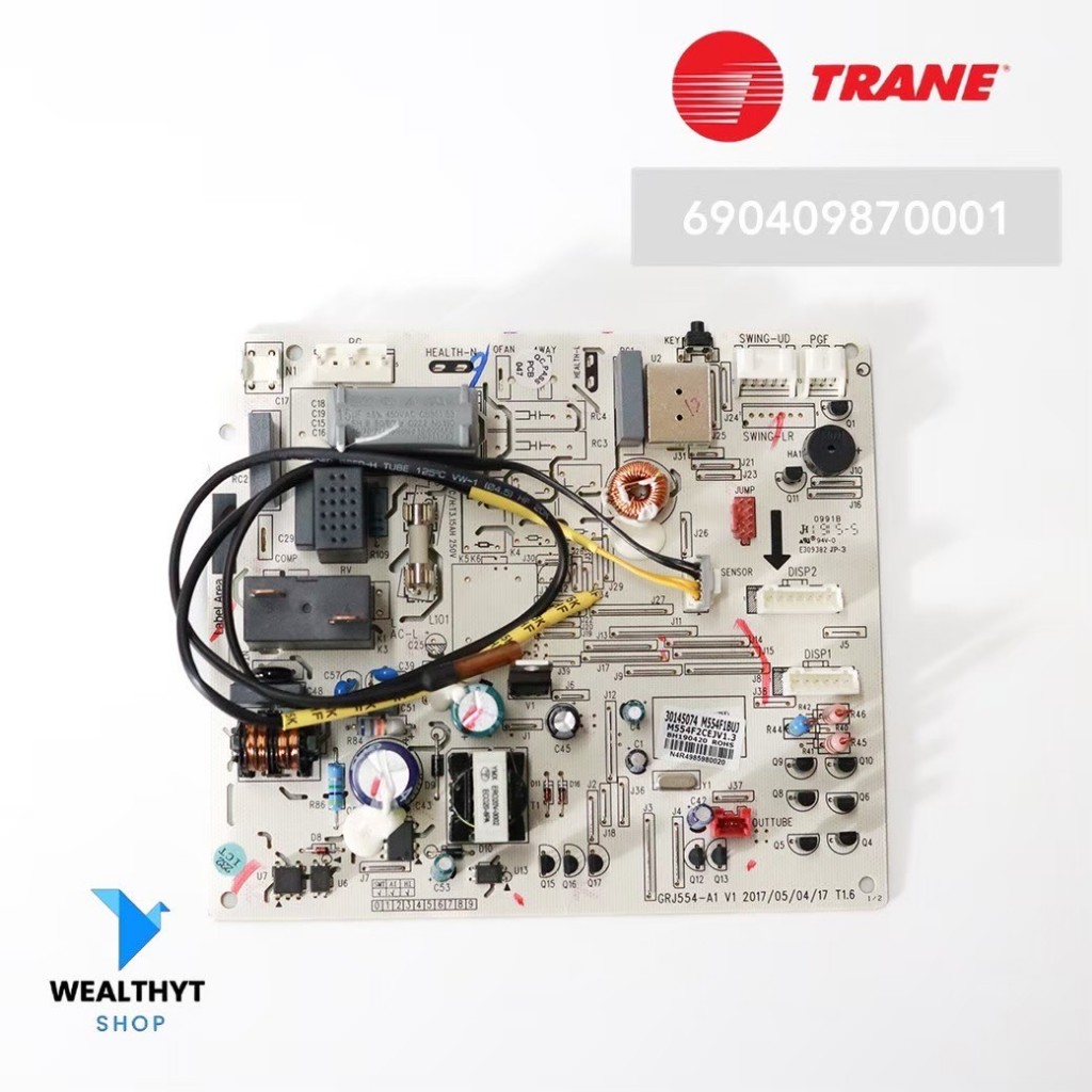 690409870001 แผงวงจรแอร์ TRANE แผงบอร์ดคอยล์เย็น รุ่น MCWE12GB5A00/AA / MCWE09GB5A00/AA ของแท้ศูนย์ (30145074)