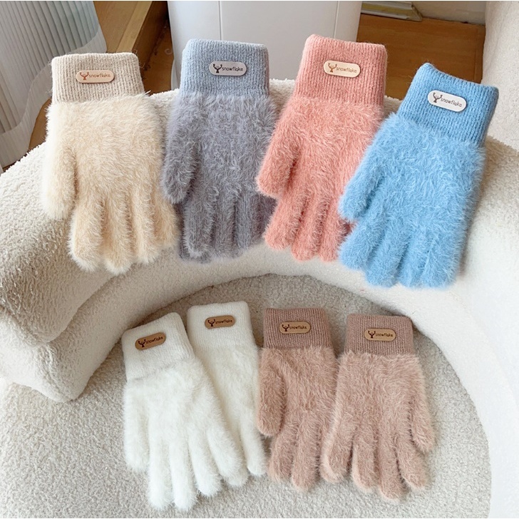 ถุงมือขนนิ่ม สัมผัสนุ่มสบาย TB356