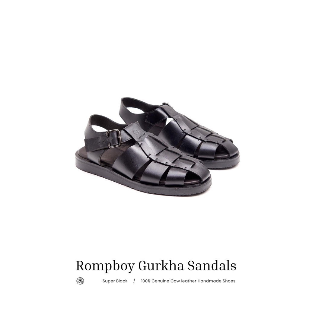 รองเท้า Rompboy Gurkha Sandals ส่งต่อ ลองสวมเฉยๆไม่เคยใช้งาน (เก็บโค้ดป้ายเหลืองลดอีก 20% หรือ Coins