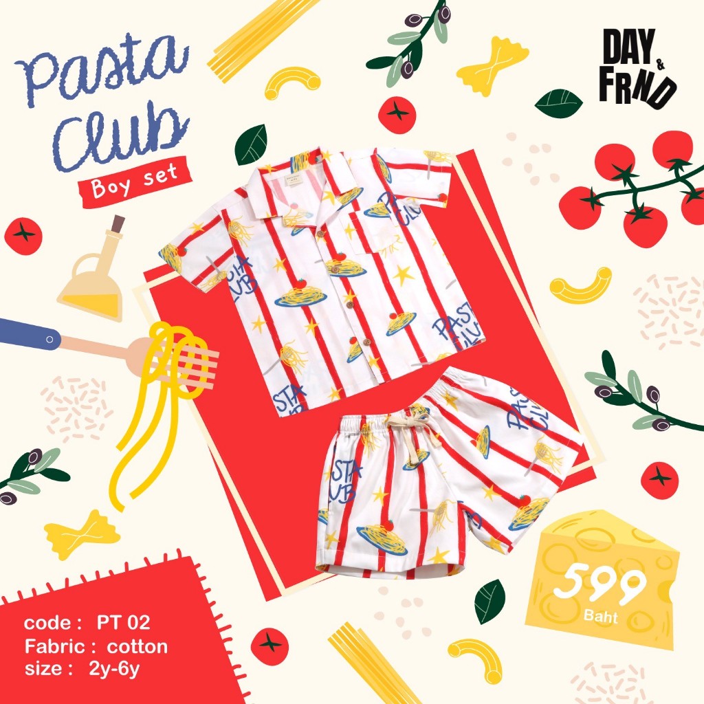 Pasta Club Boy Set PT02 (พร้อมส่ง)