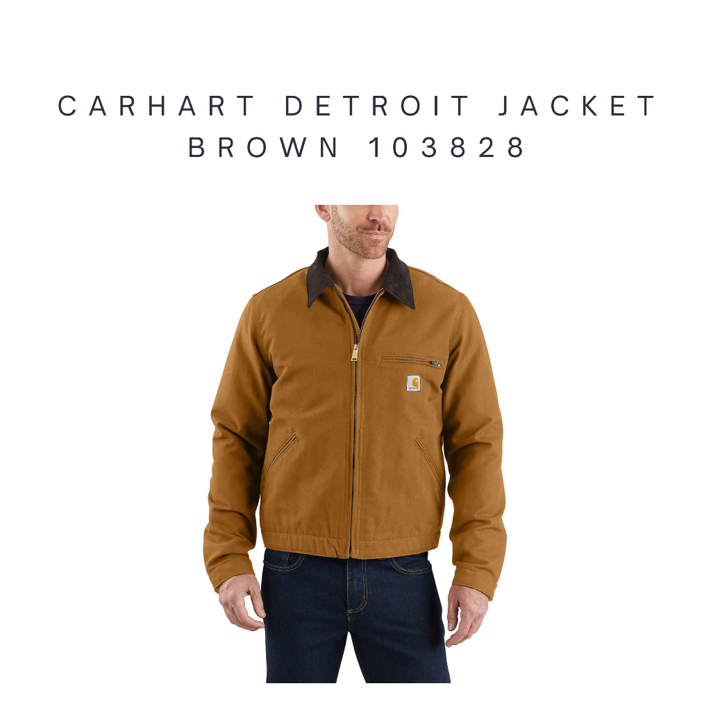 Carhartt Detroit Jacket Brown 103828