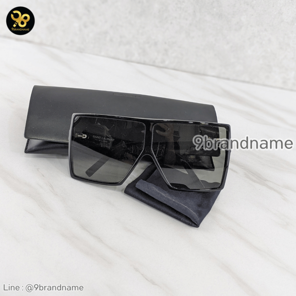 YSL	Saint Laurent 183 Betty goggle glasses Never worn Black  มือสอง ก่อนสั่งซืัอทักแชทก่อนนะคะ