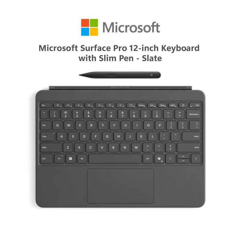 (สำหรับ Surface Pro 12 เท่านั้น) Surface Pro 12-inch Keyboard with Slim Pen 2