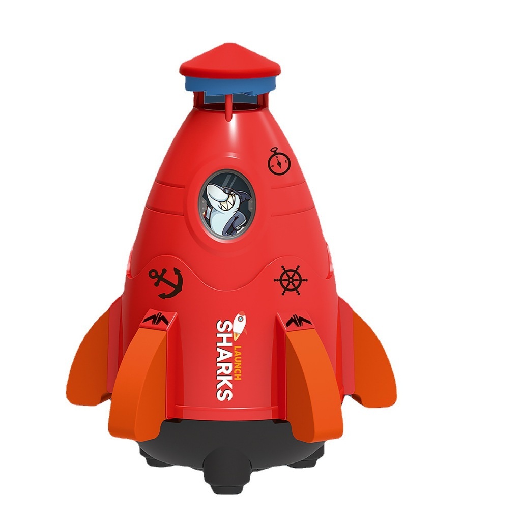 น้ำพุจรวดน้ำ ของเล่นจรวดบิน WATER ROCKET พร้อมท่อน้ำ ของเล่นกลางSpace Rocket Water Spray แจ้ง รูปที่ 6