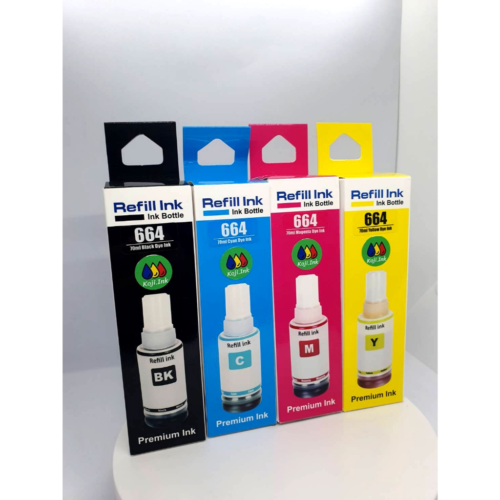 Epson หมึกเติม เบอร์ 664 สำหรับ Printer Epson รุ่น L110 - L500 L1300 L3000 ET2500-2600 ET4500 Series