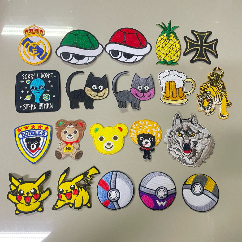 📌 ตัวรีดติดเสื้อ ตัวรีดติดผ้า อาร์มติดเสื้อ รีดติดหมวก รีดติดแมส ตัวรีดกระเป๋า Iron onPatchDIY