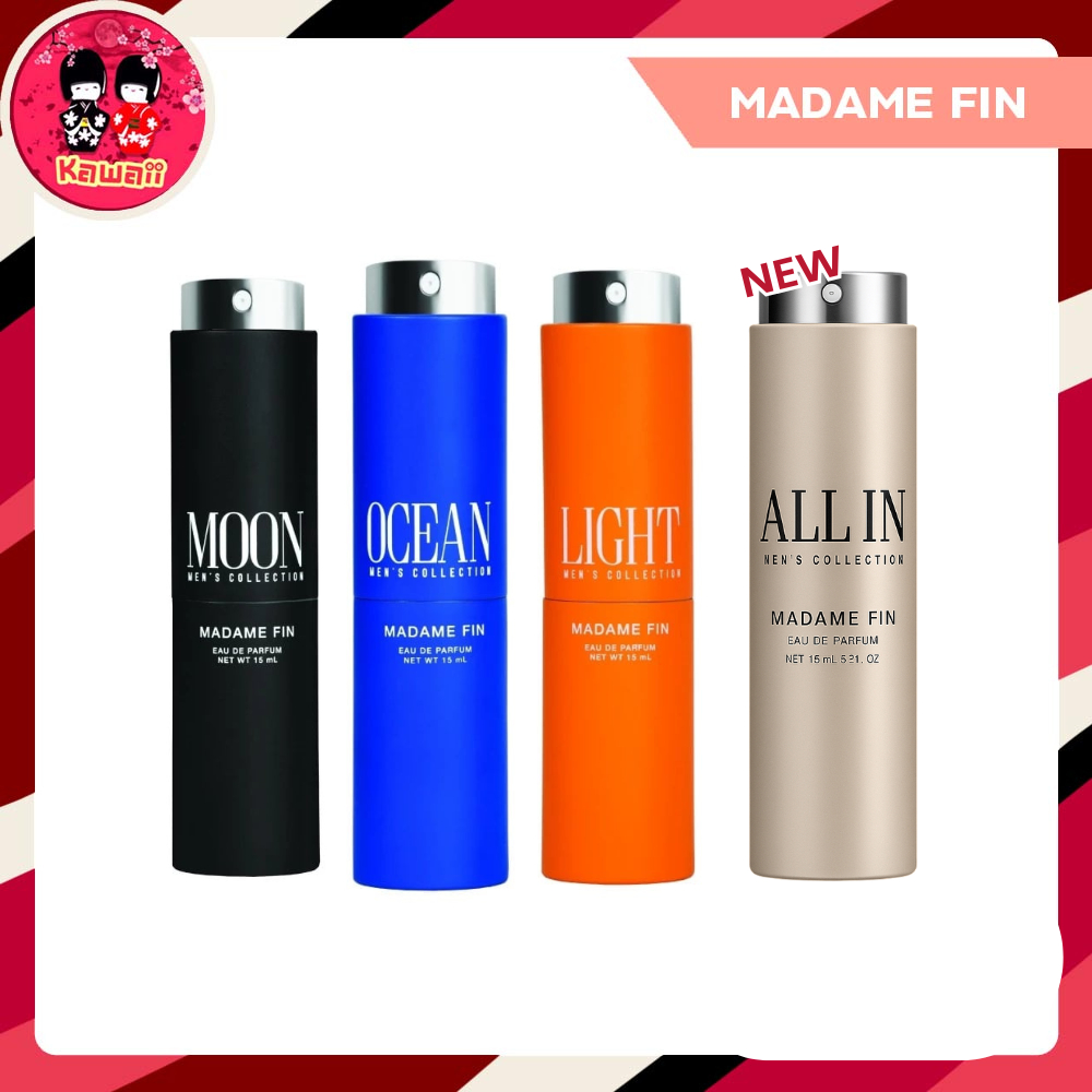 MADAME FIN MEN'S COLLECTION มาดามฟิน น้ำหอมผู้ชาย ขนาดพกพา (ขนาด 15 มล.)