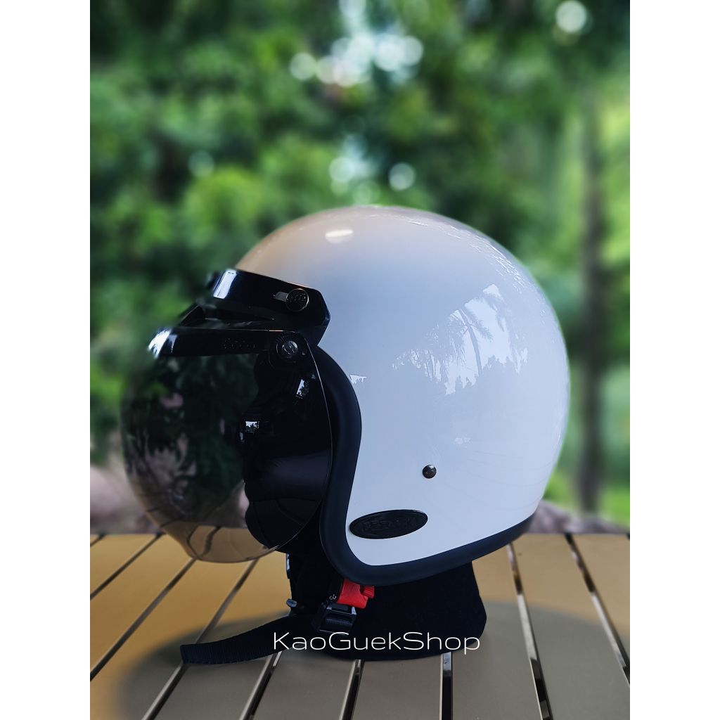 หมวกกันน็อคคลาสสิค วินเทจ พร้อมชิล BOGO แท้ - รูปที่ 2