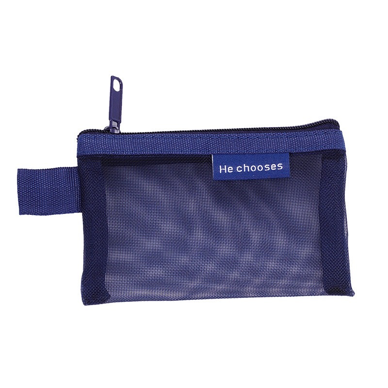 ถุงผ้าตาข่ายสำหรับ กระเป๋าใส่เหรียญนักเรียน กระเป๋าใส่เหรียญพกพา กระเป๋าเก็บหูฟัง กระเป๋าใส่เครื่องสําอาง - รูปที่ 7