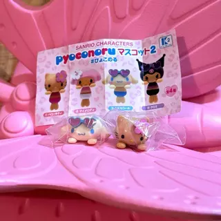 Gachapong กาชาปอง Sanrio เกาะโทรศัพท์ แก้วน้ำ 【Pyokonoru 2 มาสคอต ~ Party Time! Design 】