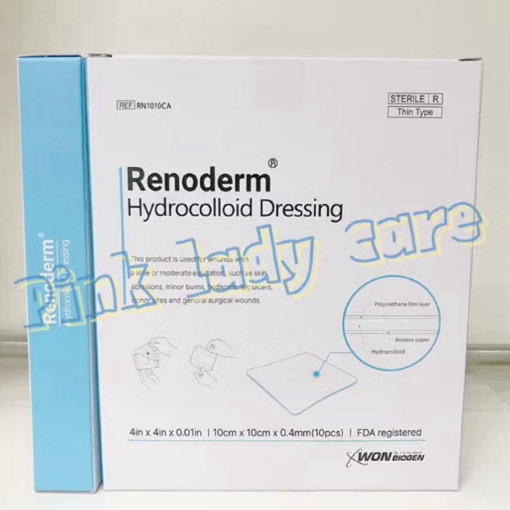 Renoderm 10x10cm 1 กล่อง(10แผ่น),รีโนเดิร์ม 1 กล่อง
