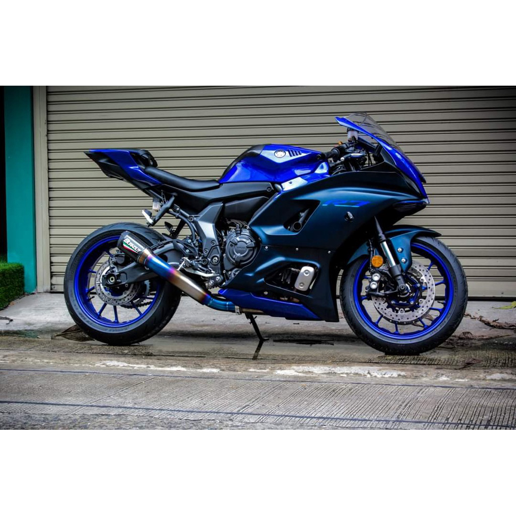 R7 สลิปออนไทเทเนี่ยม ขนาด 3 นิ้วปลายคาร์บอน 4 นิ้ว cnc