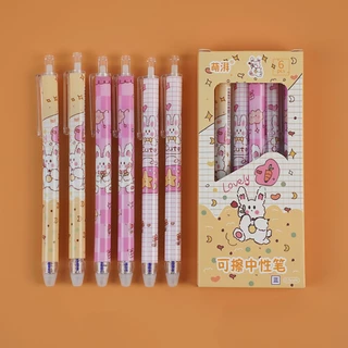 ยกกล่อง ปากกากดลบได้ เจลสีน้ำเงิน✔️พร้อมส่งในไทย ปากกาเจลแบบกดลบได้ เครื่องเขียน ปากกาลบได้