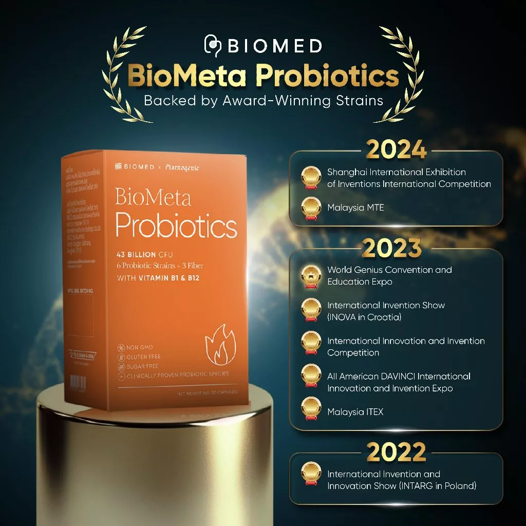 BioMeta แคปซูลโพรไบโอติกส์Medical Grade Probiotic by BioMed x Plantogenic โพรไบโอติก thumbnail 10