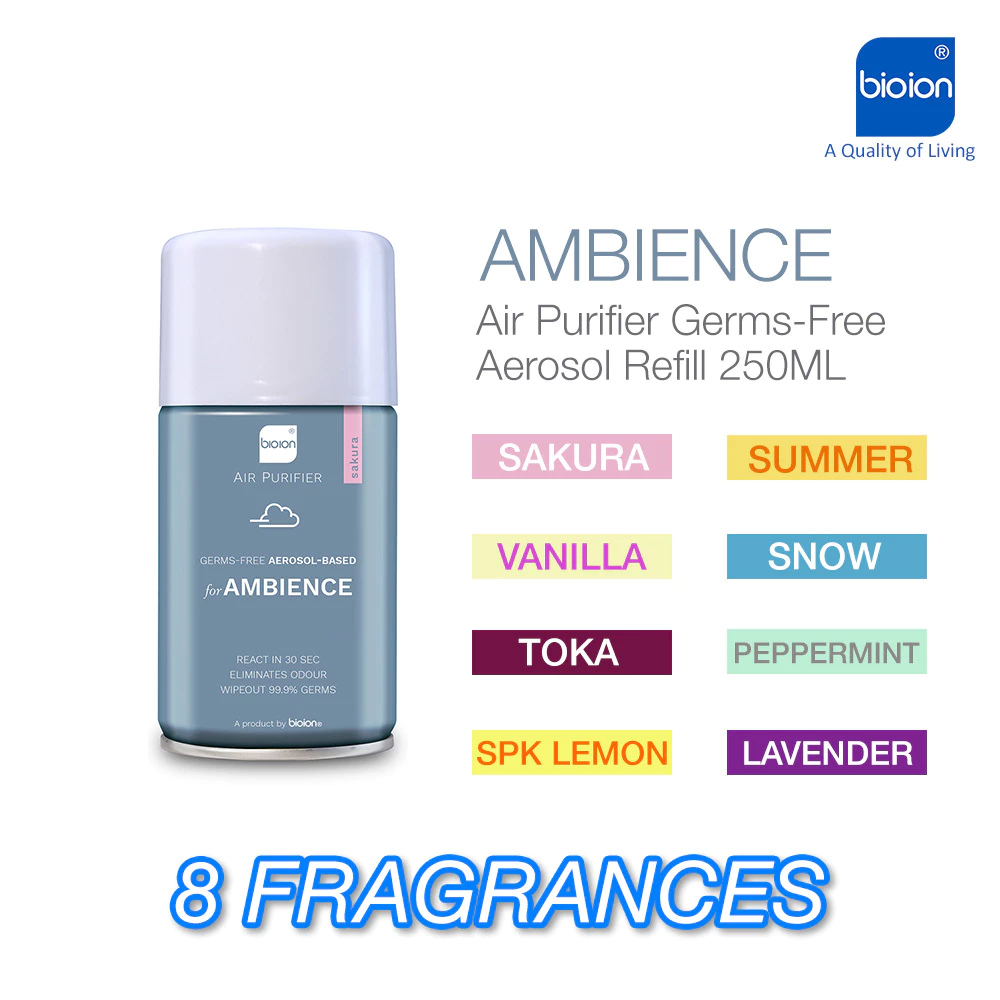 รีฟิลสเปรย์ปรับอากาศ 250ml ดับกลิ่นไม่พึงประสงค์ ห้องนอน ห้องน้ำ รถ และบุหรี่
