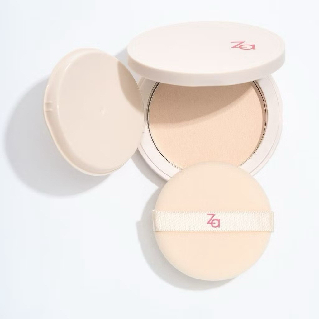 ติดทน ใช้ดีแป้งZa ซีเอ อินสแตนท์ อินวิซิเบิล ออยล์ คอนโทรล พาวเดอร์ ฟาวเดชั่น เคส ( ตลับแป้ง ) 1ชิ้น