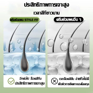 สินค้าฮอตใน ซื้อ 1 แถม 1🔥ซื้อ 100ml รับฟรี 100ml🔥STYLE FIT สีย้อมผม สีน้ำตาลเบจ ไม่ต้องฟอกสีผม ส่วนผสมจากพืช ยาย้อมผม