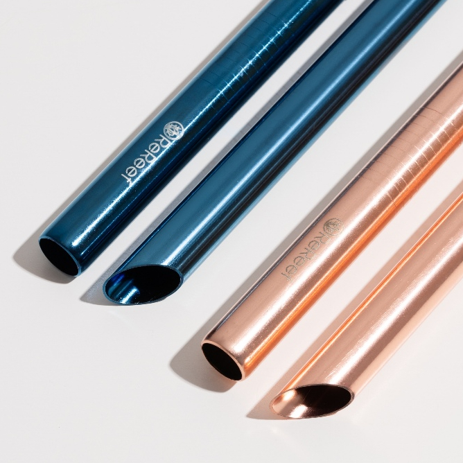 Bubble Tea Stainless-Steel Straw หลอดสแตนเลสชาไข่มุก เป็นมิตรกับสิ่งแวดล้อม