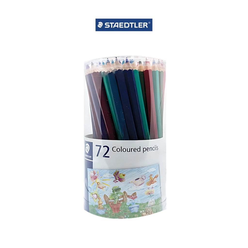 Staedtler สีไม้กระปุก เนื้อนุ่ม มีให้เลือกถึง 72สี / กระปุก