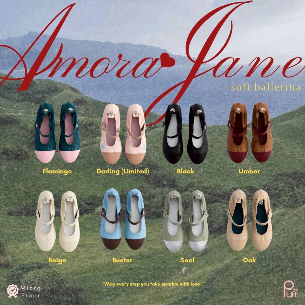 PUFFSHOES.OFFICIAL : AMORA JANE SOFT BALLERINA