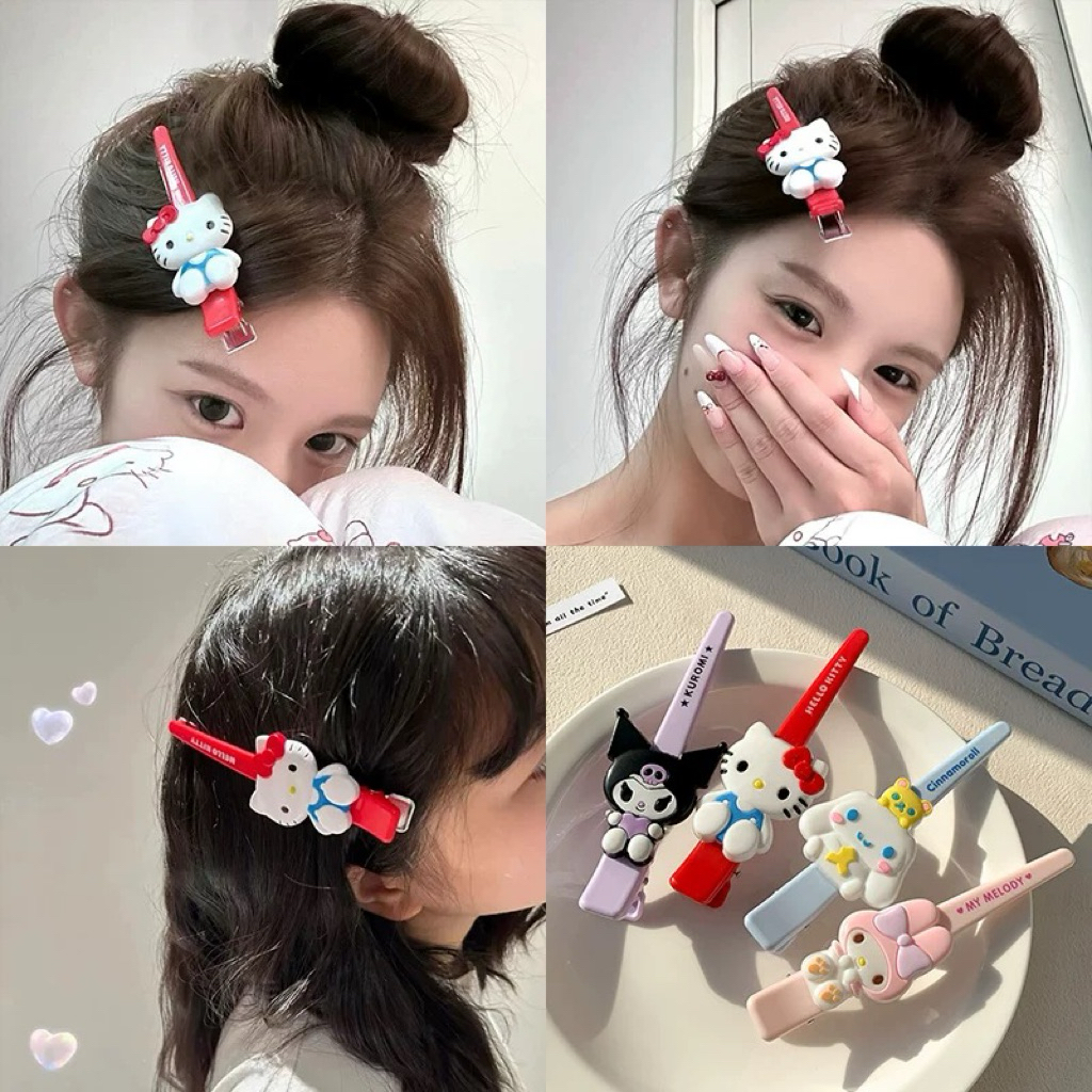 A1268 กิ๊บหนีบผมการ์ตูน น่ารักหวาน2025ใหม่