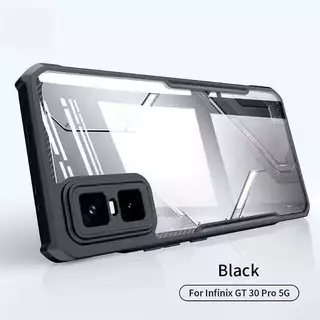 Infinix GT 30 5G/Infinix GT 30 Pro 5Gตรงรุ่น(พร้อมส่งในไทย)เคสกันกระแทกขอบสีหลังใสInfinix GT 30/Infinix GT 30 Pro