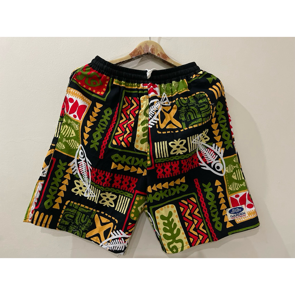 กางเกงเจเจขาสั้นลายก้างปลามาใหม่สีสวยครบไซด์💢Size M L xL💢