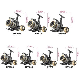DAIWA รอกสปินนิ่ง HE-500-7000 12+1BB แรงดึง15KG อัตราทด5.2:1 ส่งฟรี READY STOCK COD