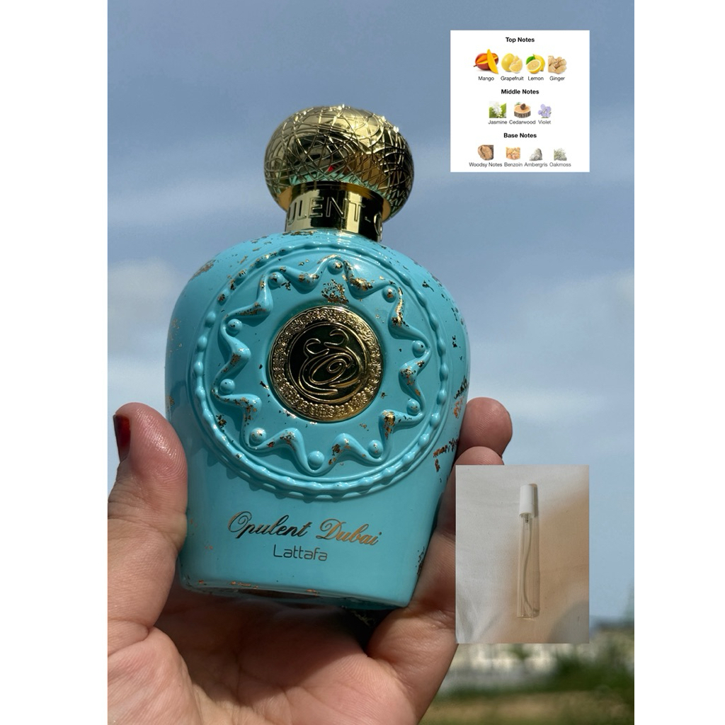 Opulent Dubai Lattafa Perfumes for women and menแบบแบ่ง10มล