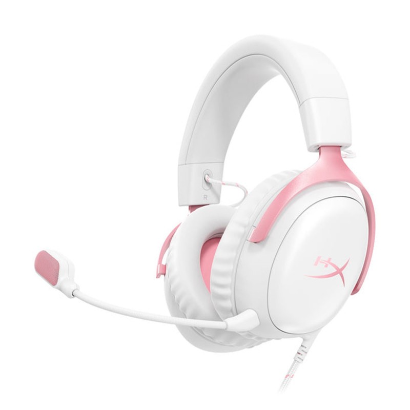 HEADSET (หูฟัง) HyperX CLOUD III WHITE/PINK (9W1Q4AA)