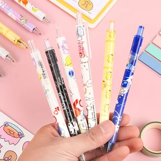 🌈🔥ปากกาเจลลูกลื่นแบบกด🔥ปากกาไส้สีน้ำเงิน🐻การ์ตูนยอดฮิต 📌✔️พร้อมส่งในไทย เครื่องเขียน ปากกาเจล