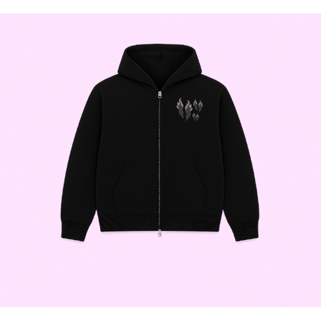 BURNING HEARTS ZIP UP ❤️‍🔥