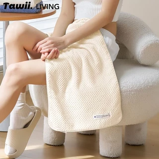 Tawii. ผ้าเช็ดตัว 35*75cm ผ้าขนหนู เนื้อนุ่ม ผ้าเช็ดผม ซับน้ำดีขนไม่หลุด ไมโครไฟเบอร์