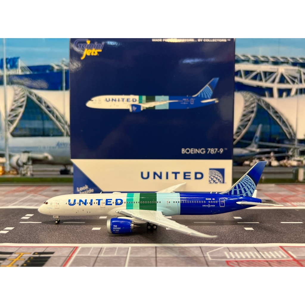 Gemini Jets 1:400 United Airlines B787-9 N24988 'SAF'
