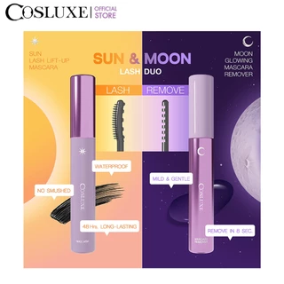 COSLUXE SUN LASH LIFT-UP MASCARA มาสคาร่า หัวแปรง 2 in 1 ดีไซน์พิเศษ ขนตาหนาฟู โดดเด่นตลอดวัน