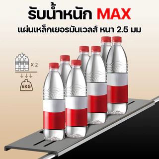 ชั้นวางของบนทีวี ชั้นวางกล่องTVติดผนังไม่ต้อง ไม่ต้องเจาะใช้งานได้กับทีวีทั้งหมดไม่ปิดกั้นหน้าจอ
