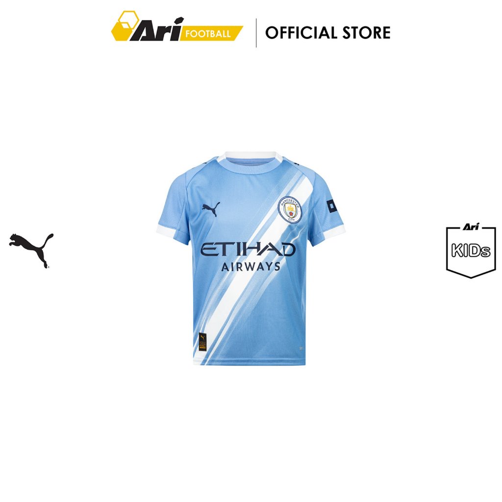 PUMA MANCHESTER CITY 25/26 HOME KIDS JERSEY - TEAM LIGHT BLUE (78034101) เสื้อฟุ