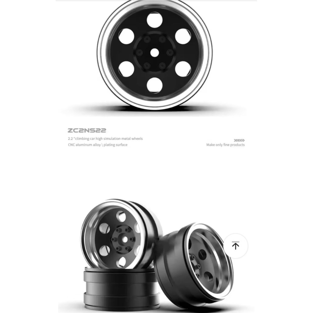 ล้อ Rc สเกล ขนาด 2.2 จำนวน4วง ค่าย D1rc