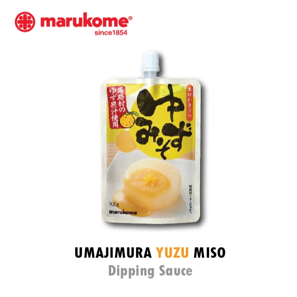 MARUKOME YUZU MISO DIPPING SAUCE 100G ซอสจิ้มมิโซะผสมส้มยูซุ 100กรัม