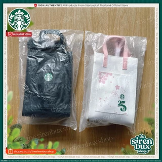 『Starbucks®』สตาร์บัคส์ กระเป๋าสะพายฉลอง 25 ปี สตาร์บัคส์ประเทศไทย มินิแบ็ค | Mini Tote Bag 25 Years Starbucks Thailand