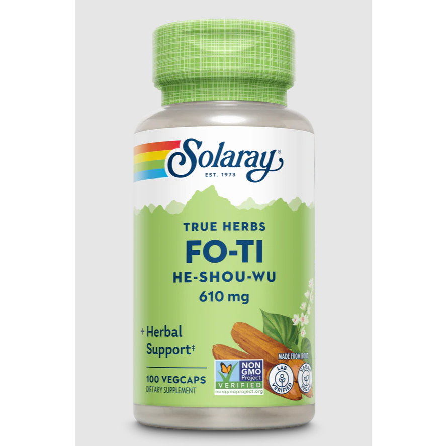Solaray Fo-Ti Root 610 mg, 100 vegetable capsules EXP: 2028