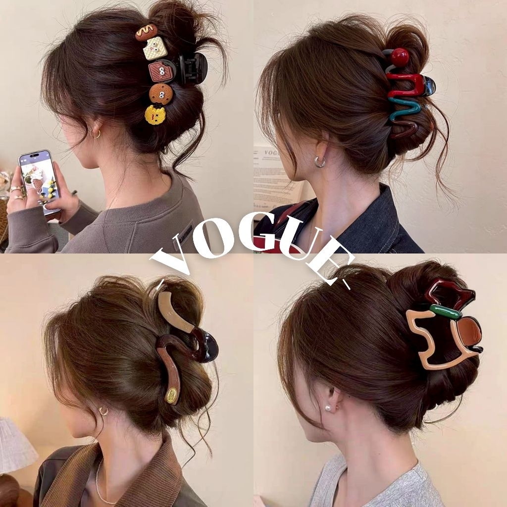 Vogue🌟พร้อมส่ง🌟  กิ๊ปหนีบผม ลายแฟชั่น สไตล์มินิมอล ใส่สบาย น่ารัก (VO-35/VO-36/VO-37/VO-38)