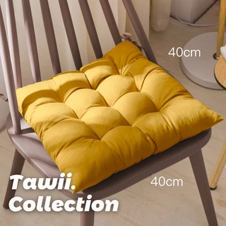 Tawii. เบาะรองนั่ง 40x40CM หมอนอิง เบาะ หนานุ่มนั่งสบาย หมอนรองนั่ง ใช้พิงหลังได้