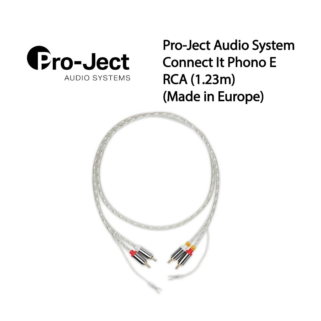 สายสัญญาณ Pro-Ject Connect it Phono E RCA (1,23m) (New)
