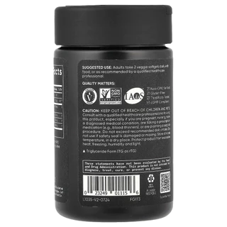 Sports Research, Vegan Omega-3, 60 Veggie Softgels, โอเมก้า จากพืช