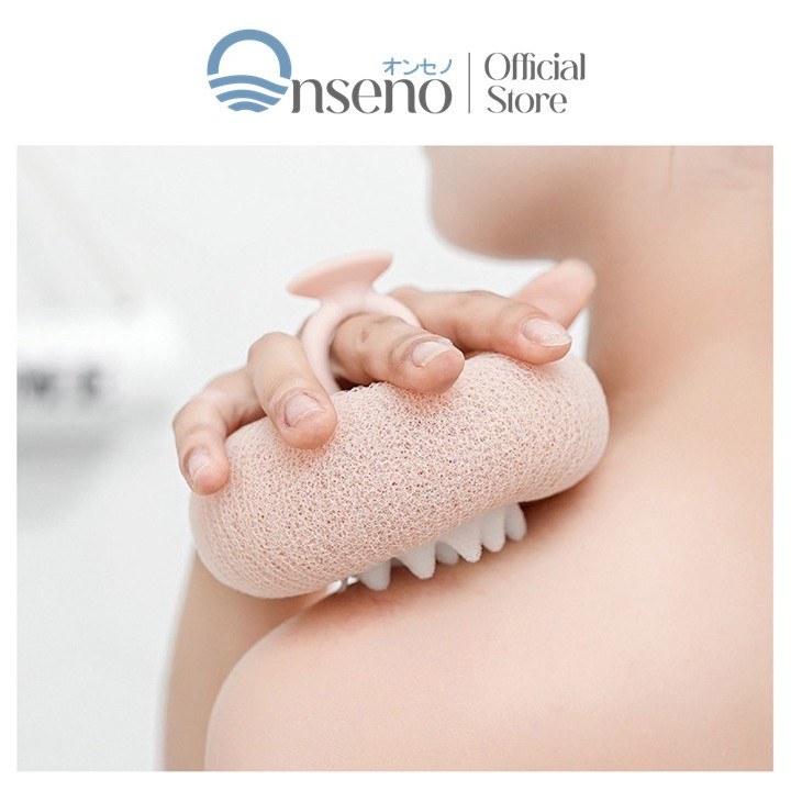 ONSENO ผู้ติดตามใหม่ลด10% ฟองน้ําอาบน้ํา ฟองน้ำขัดผิว ใยตีฟองฟองวิปโฟม ขัดผิวลื่น ขี้ไคลกระจุย YB03 SET1