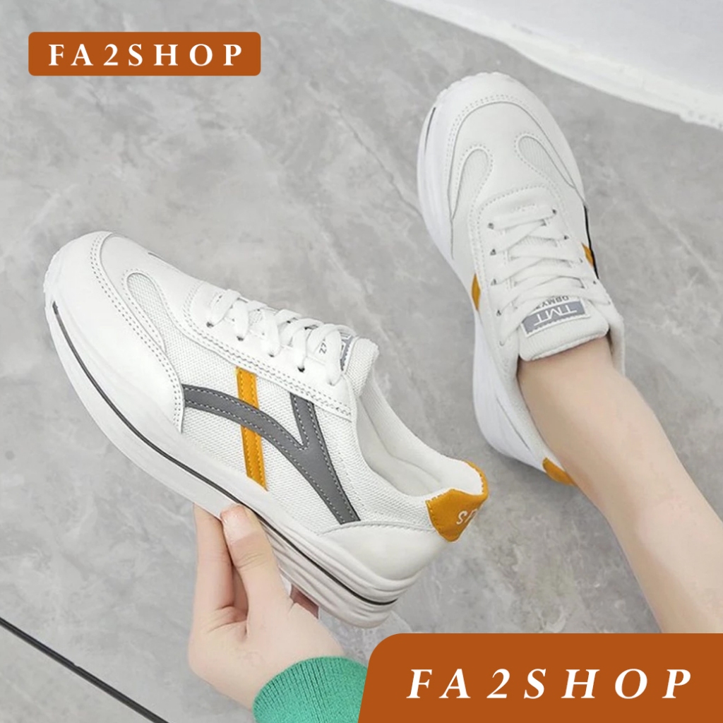 FA2SHOP รุ่น FQ129 รองเท้าหนังทรงสปอร์ต