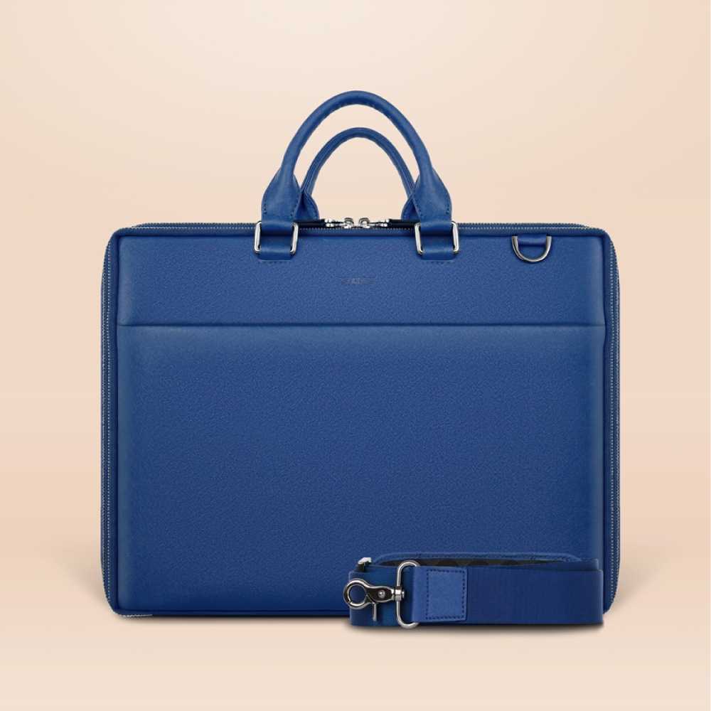 Gian Ferrene Corporate Laptop Bag Saffiano Collection กระเป๋าเอกสารผู้ชาย/ กระเป๋าโน๊ตบุ๊ค หนังไมโครไฟเบอร์ ลายซาเฟียโน่
