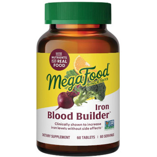 60/90tebs MegaFood Blood Builder Iron Supplement Clinically …
